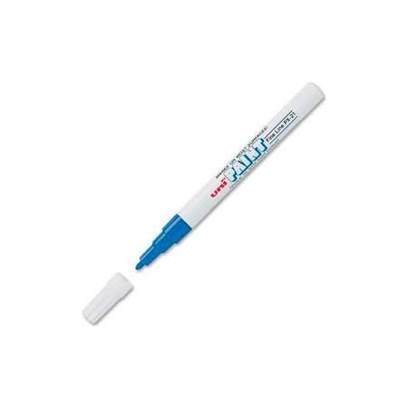 Sanford Sanford Uni Paint Marker, Oil-Based, Fine, Blue Ink 63703